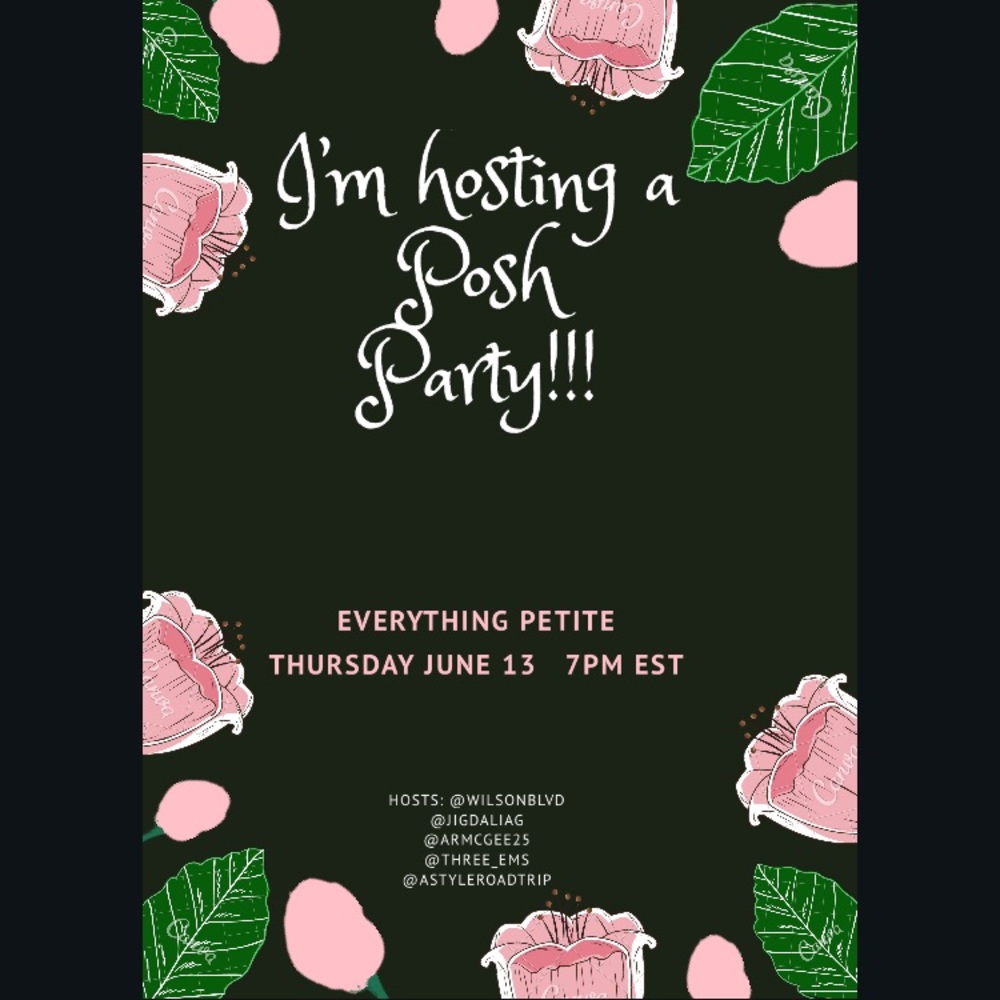 I’M HOSTING MY FIRST POSH PARTY 🎉 🎉🎉🎉